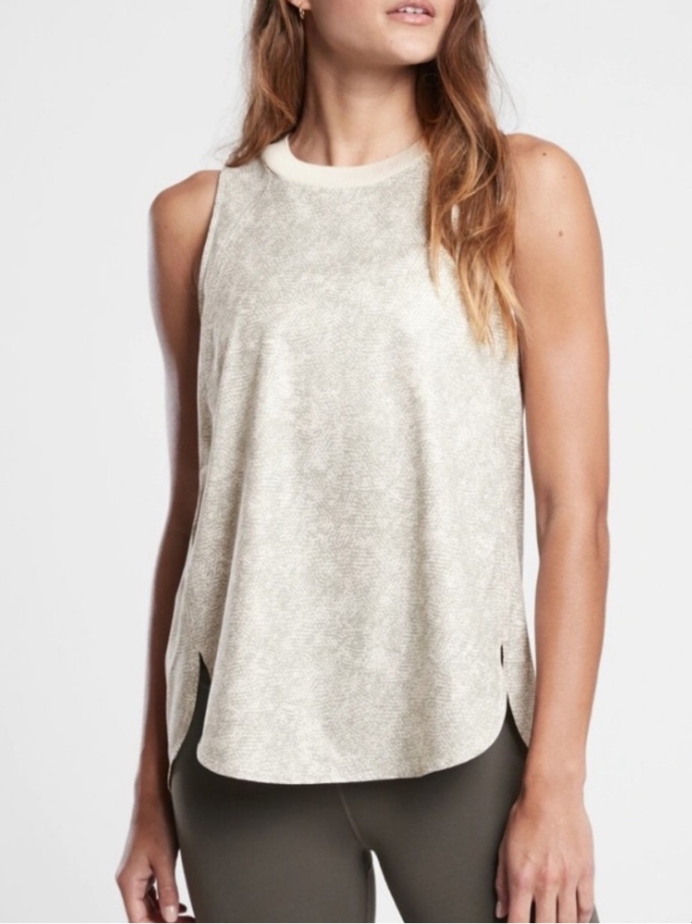Athleta Zephyr Print Neutral Viper
Womens Athletic Tank Top